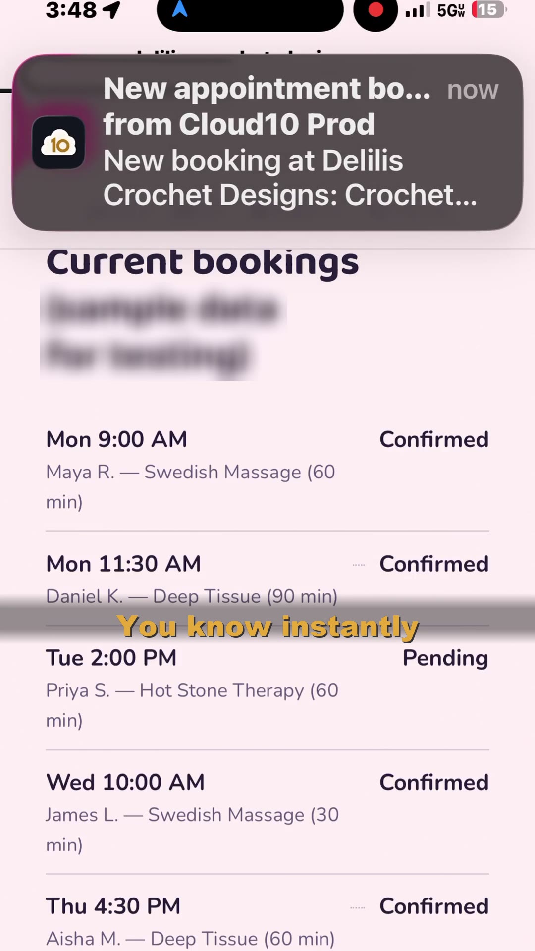 Bookings
